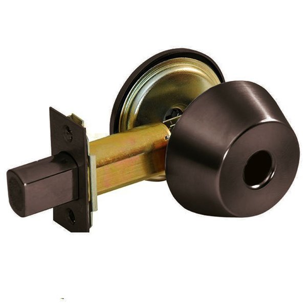 Corbin Russwin Grade 2, Single Cylinder, 613 Oil-Rubbed Dark Bronze, 2-3/4 Backset, Less Cylinder DL2213-613-LC